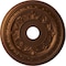Ekena Millwork Baltimore PVC Medallion (Canopies up to 7 3/4"), 19"OD x 3 1/2"ID x 1"P, Metallic Dark Copper CMP19BACDC - alternate 1